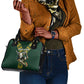 South Africa 2024 Rugby Shoulder Handbag Go Springboks Protea Pattern