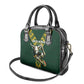 South Africa 2024 Rugby Shoulder Handbag Go Springboks Protea Pattern