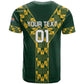 Custom South Africa 2024 Rugby T shirt Go Springboks Protea Pattern