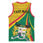 Personalized Benin Independence Day 1960 Basketball Jersey Fraternite Justice Travail - African Pride