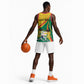 Personalized Benin Independence Day 1960 Basketball Jersey Fraternite Justice Travail - African Pride