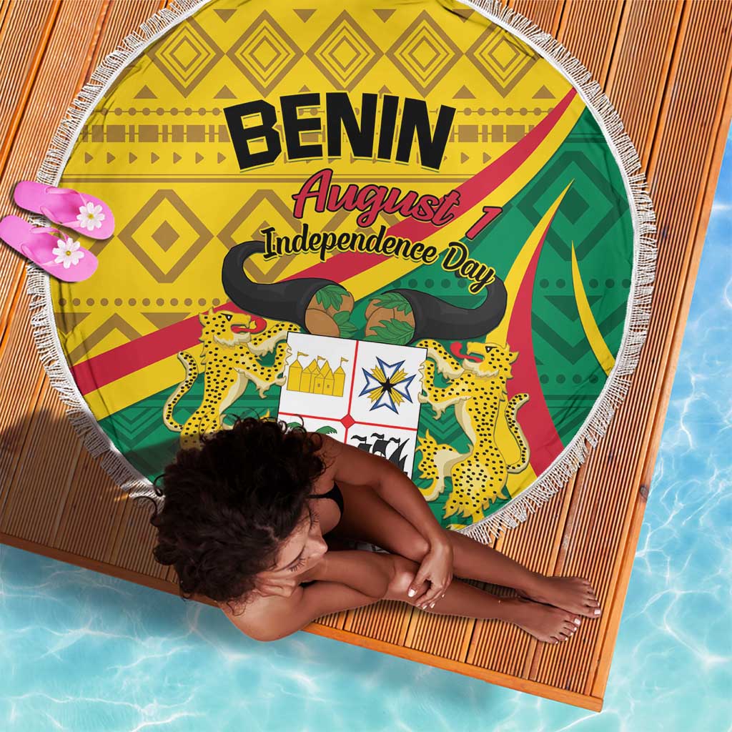 Benin Independence Day 1960 Beach Blanket Fraternite Justice Travail