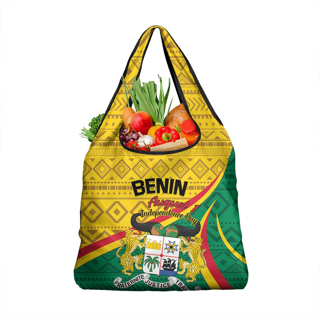 Benin Independence Day 1960 Grocery Bag Fraternite Justice Travail