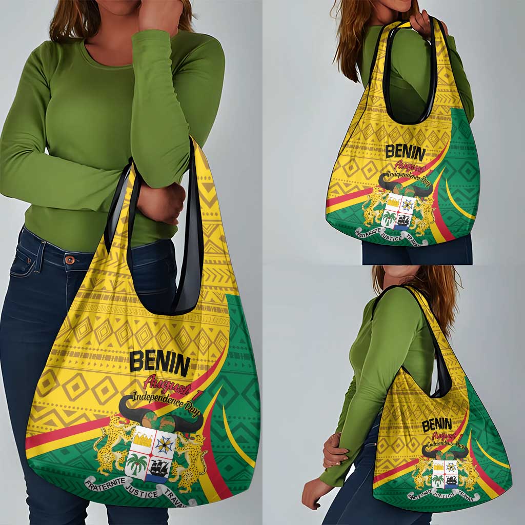 Benin Independence Day 1960 Grocery Bag Fraternite Justice Travail