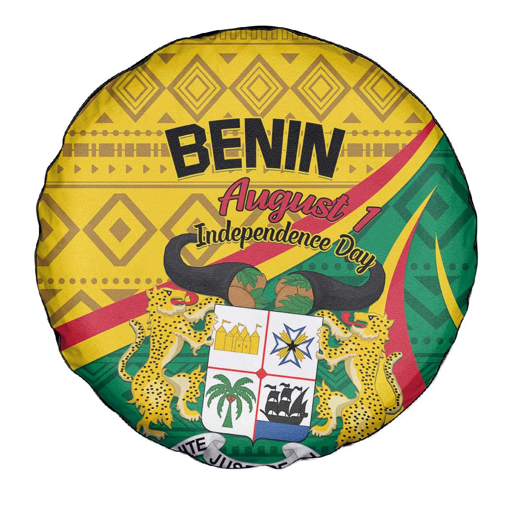 Benin Independence Day 1960 Spare Tire Cover Fraternite Justice Travail