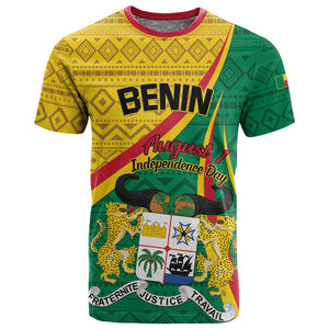 Personalized Benin Independence Day 1960 T shirt Fraternite Justice Travail