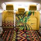 Black Jamaican Independence Day 1962 Back Car Seat Cover Jumieka Streamertail Reggae Pattern LT01
