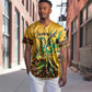 Personalized Black Jamaican Independence Day 1962 Baseball Jersey Jumieka Streamertail Reggae Pattern LT01