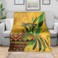 Black Jamaican Independence Day 1962 Blanket Jumieka Streamertail Reggae Pattern LT01
