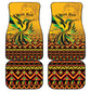 Black Jamaican Independence Day 1962 Car Mats Jumieka Streamertail Reggae Pattern LT01