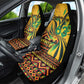 Black Jamaican Independence Day 1962 Car Seat Cover Jumieka Streamertail Reggae Pattern LT01