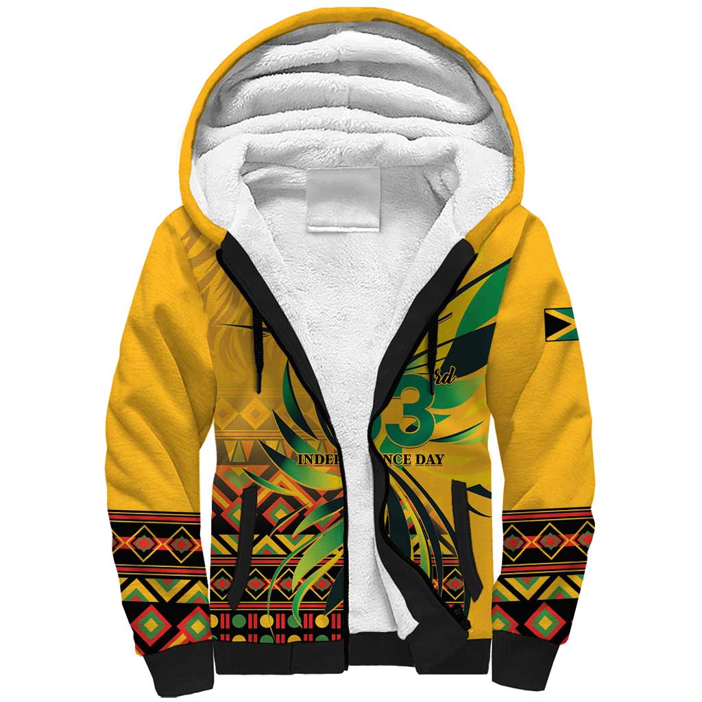 Personalized Black Jamaican Independence Day 1962 Sherpa Hoodie Jumieka Streamertail Reggae Pattern LT01