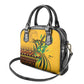 Black Jamaican Independence Day 1962 Shoulder Handbag Jumieka Streamertail Reggae Pattern LT01
