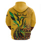 Personalized Black Jamaican Independence Day 1962 Zip Hoodie Jumieka Streamertail Reggae Pattern LT01