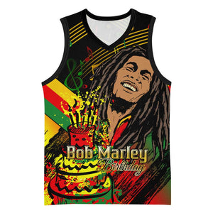 The Father of Reggae Basketball Jersey - Legendary Birthday Tribute - African Pride