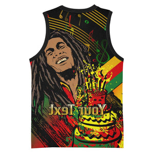 The Father of Reggae Basketball Jersey - Legendary Birthday Tribute - African Pride