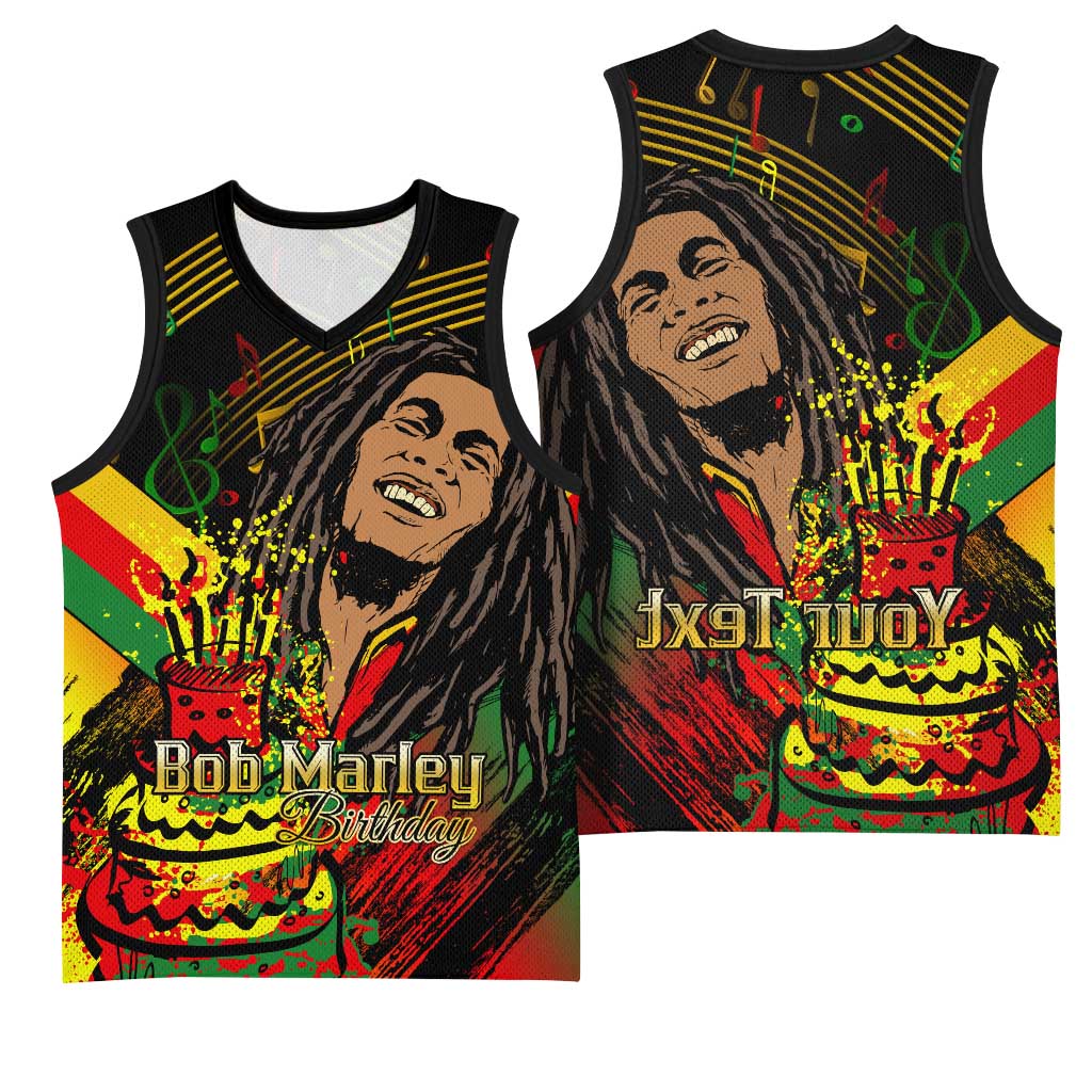 The Father of Reggae Basketball Jersey - Legendary Birthday Tribute - African Pride
