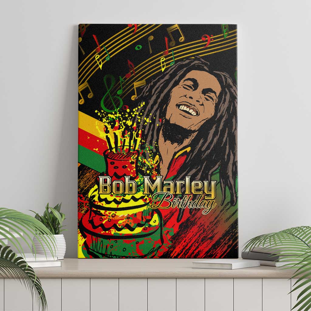 The Father of Reggae Canvas Wall Art - Legendary Birthday Tribute