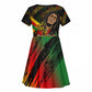 The Father of Reggae Kid Short Sleeve Dress - Legendary Birthday Tribute