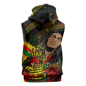 The Father of Reggae Sleeveless Hoodie - Legendary Birthday Tribute - African Pride