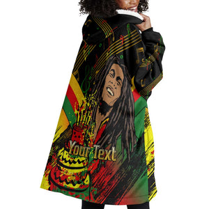 The Father of Reggae Wearable Blanket Hoodie - Legendary Birthday Tribute
