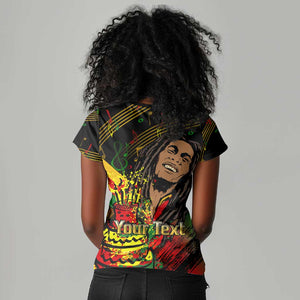 The Father of Reggae Women V-Neck T-Shirt - Legendary Birthday Tribute