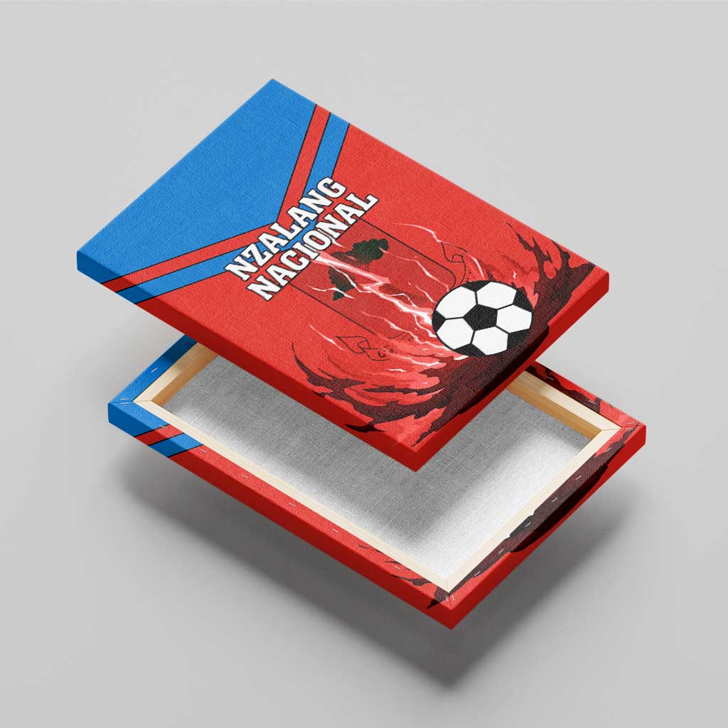 Support Nzalang Nacional - Equatorial Guinea Football Canvas Wall Art