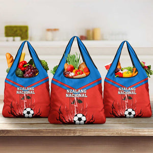 Support Nzalang Nacional - Equatorial Guinea Football Grocery Bag