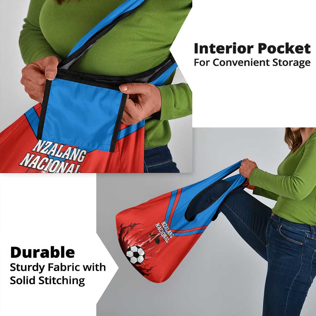 Support Nzalang Nacional - Equatorial Guinea Football Grocery Bag