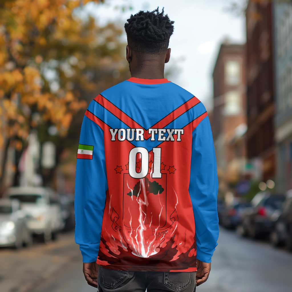 Support Nzalang Nacional - Equatorial Guinea Football Long Sleeve Shirt LT01