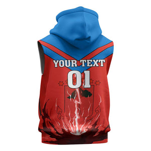 Support Nzalang Nacional - Equatorial Guinea Football Sleeveless Hoodie - African Pride