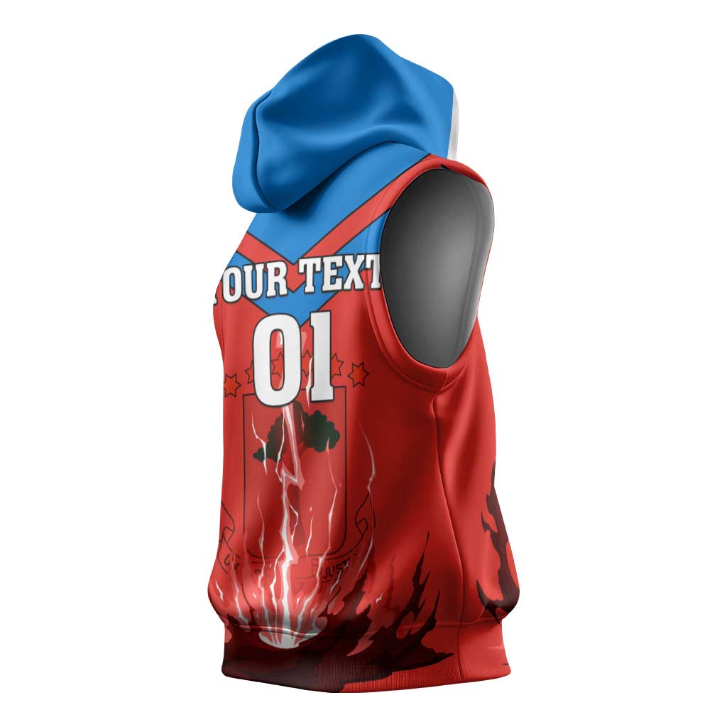 Support Nzalang Nacional - Equatorial Guinea Football Sleeveless Hoodie - African Pride