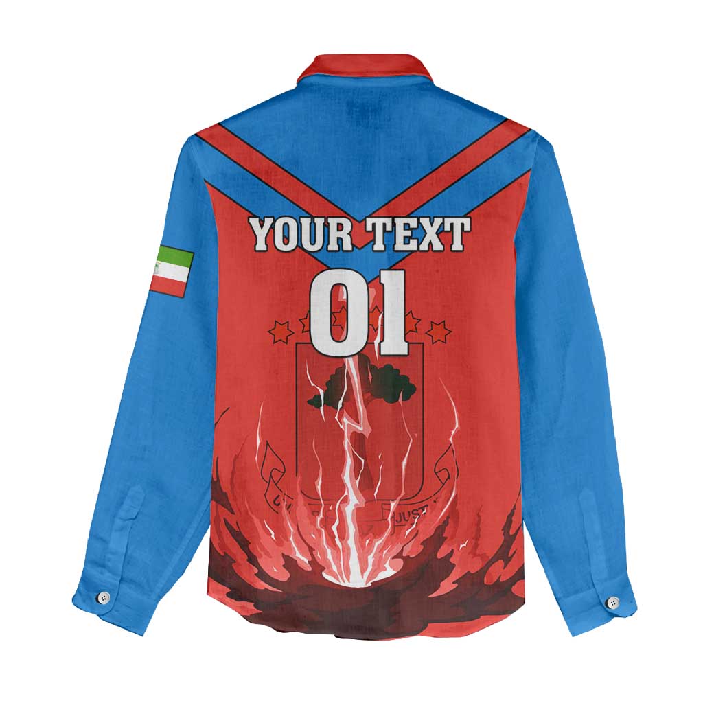 Support Nzalang Nacional - Equatorial Guinea Football Women Casual Shirt LT01