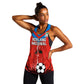 Support Nzalang Nacional - Equatorial Guinea Football Women Racerback Tank