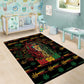 The Bahamas One Love Reggae Lion Area Rug Caribbean Reggae Spirit