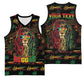Personalized The Bahamas One Love Reggae Lion Basketball Jersey Caribbean Reggae Spirit