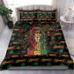 The Bahamas One Love Reggae Lion Bedding Set Caribbean Reggae Spirit