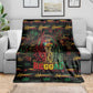The Bahamas One Love Reggae Lion Blanket Caribbean Reggae Spirit