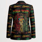 Personalized The Bahamas One Love Reggae Lion Blazer Caribbean Reggae Spirit