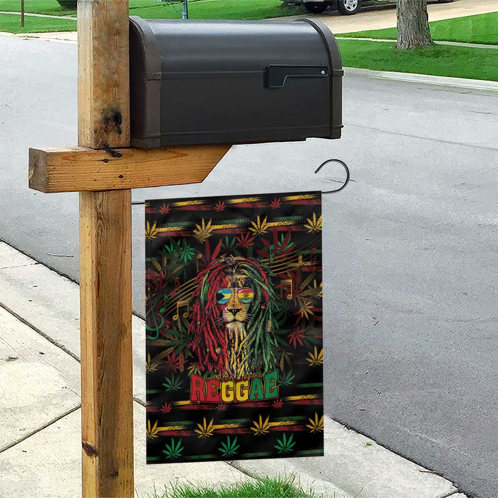 The Bahamas One Love Reggae Lion Garden Flag Caribbean Reggae Spirit