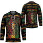 Personalized The Bahamas One Love Reggae Lion Hockey Jersey Caribbean Reggae Spirit