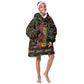 Personalized The Bahamas One Love Reggae Lion Kid Wearable Blanket Hoodie Caribbean Reggae Spirit