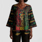 Personalized The Bahamas One Love Reggae Lion Kimono Sleeve Blouse Caribbean Reggae Spirit