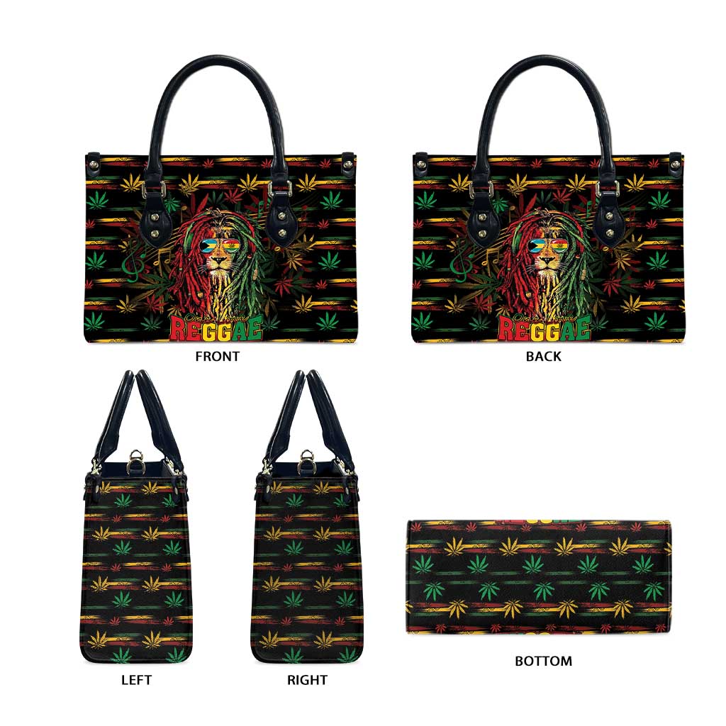 The Bahamas One Love Reggae Lion Leather Bag Caribbean Reggae Spirit