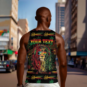 Personalized The Bahamas One Love Reggae Lion Men Tank Top Caribbean Reggae Spirit