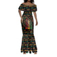 Personalized The Bahamas One Love Reggae Lion Mermaid Dress Caribbean Reggae Spirit