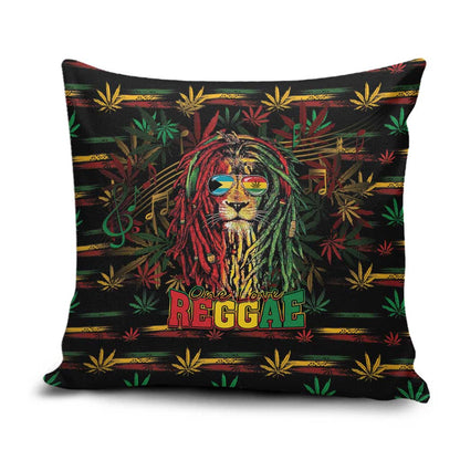 The Bahamas One Love Reggae Lion Pillow Cover Caribbean Reggae Spirit