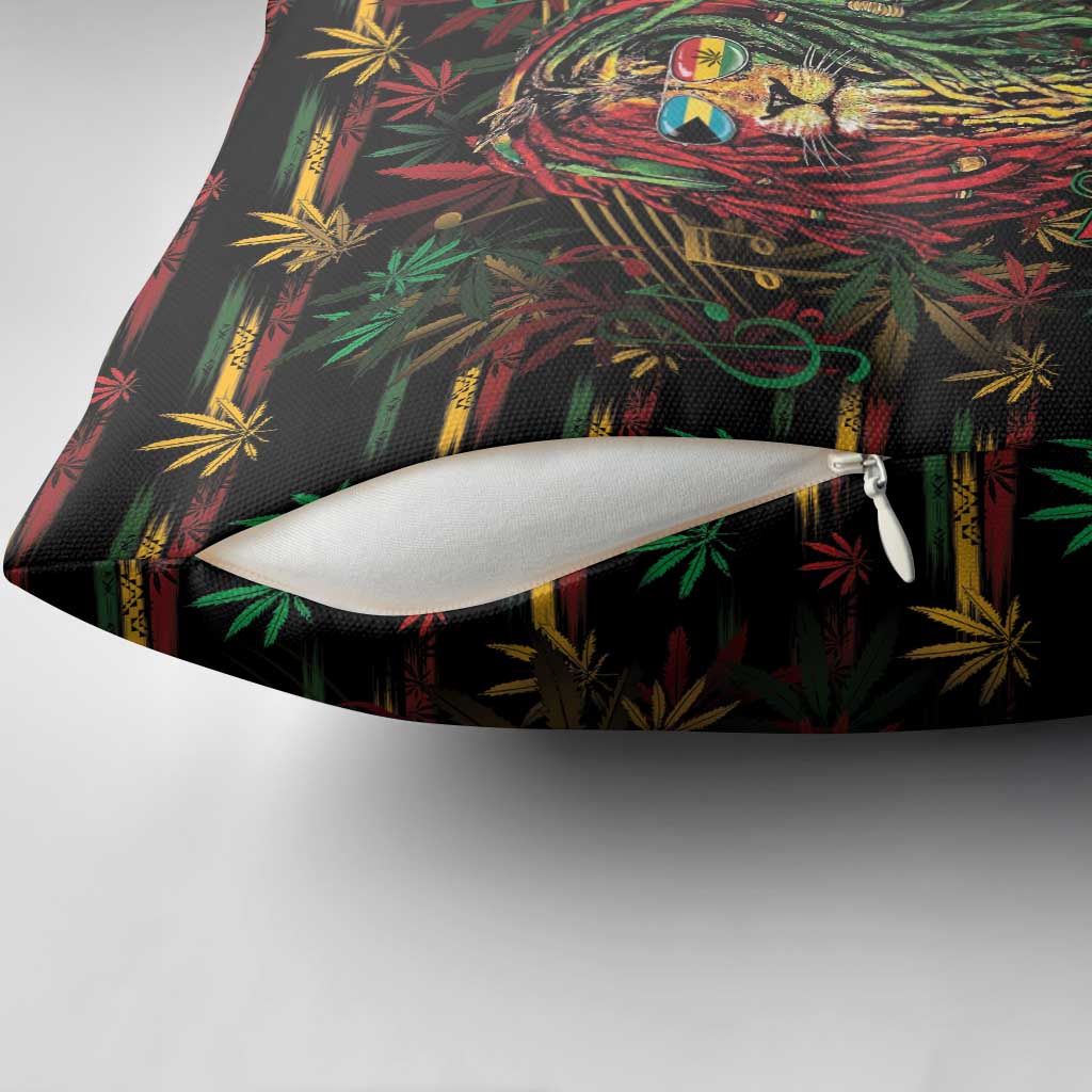The Bahamas One Love Reggae Lion Pillow Cover Caribbean Reggae Spirit