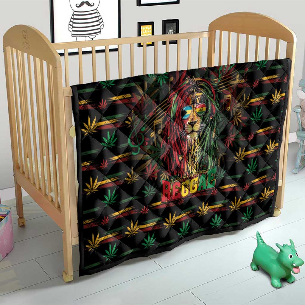 The Bahamas One Love Reggae Lion Quilt Caribbean Reggae Spirit