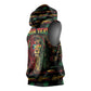 Personalized The Bahamas One Love Reggae Lion Sleeveless Hoodie Caribbean Reggae Spirit